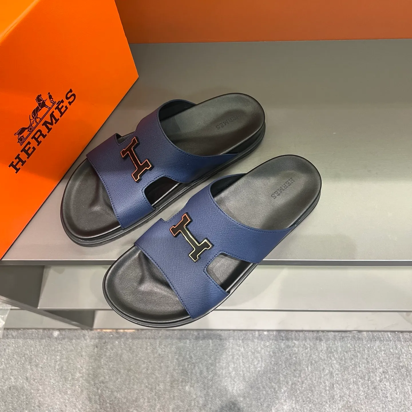 Men's shoes 💰300, size 38-45, the new 2014 summer Hermes shoes are the same as the original ones, handmade by masters! ❥High-end customization, exclusive products, the highest version in the industry⚠❥Using: Hermers upper: (pursuing top walking comfort) ✨Top quality on sale━━━━Hermes━━━━━